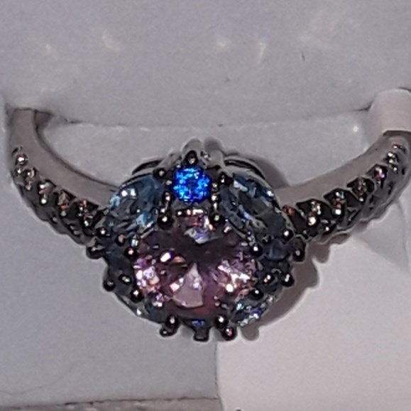 Pink topaz sapphire gemstone ring - Picture 3 of 4
